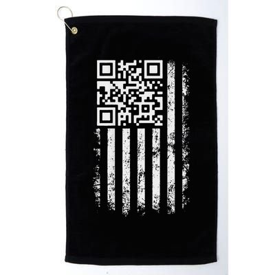 Funny Qr Scan Me President Trump 4547 Trump Dancing Code Golf Towel