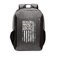 Funny Qr Scan Me President Trump 4547 Trump Dancing Code Vector Backpack
