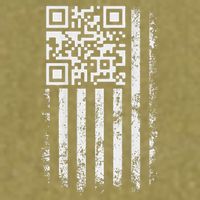 Funny Qr Scan Me President Trump 4547 Trump Dancing Code Garment-Dyed Women's Muscle Tee