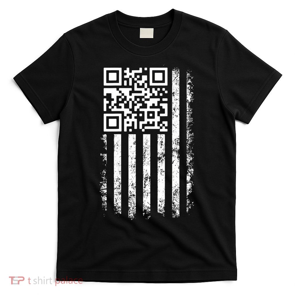 Funny Qr Scan Me President Trump 4547 Trump Dancing Code T-Shirt