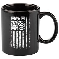 Funny Qr Scan Me President Trump 4547 Trump Dancing Code 11oz C Handle Ceramic Mug