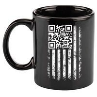Funny Qr Scan Me President Trump 4547 Trump Dancing Code 11oz C Handle Ceramic Mug