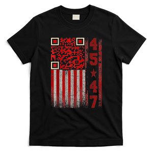 Funny Qr Scan Me President Trump 4547 Trump Dancing Code T-Shirt