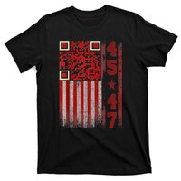 Funny Qr Scan Me President Trump 4547 Trump Dancing Code T-Shirt