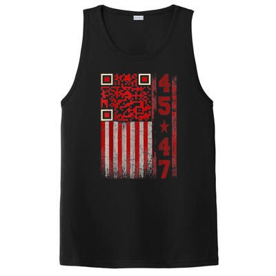 Funny Qr Scan Me President Trump 4547 Trump Dancing Code PosiCharge Competitor Tank