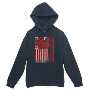 Funny Qr Scan Me President Trump 4547 Trump Dancing Code Urban Pullover Hoodie