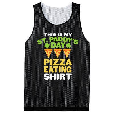 funny quote This Is My St Paddys Day Pizza Eating Mesh Reversible Basketball Jersey Tank