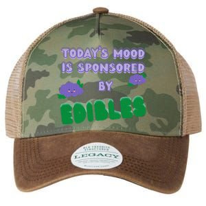 Funny Quote Today’S Mood Is Sponsored By Edibles Legacy Tie Dye Trucker Hat