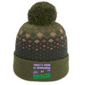 Funny Quote Today’S Mood Is Sponsored By Edibles The Baniff Cuffed Pom Beanie