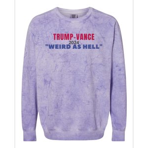 Funny Quote Trump Vance 2024 Voting Political Election Voter Gift Colorblast Crewneck Sweatshirt