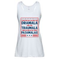 Funny Quote Together We Can End The Dramala And The Traumala Ladies Essential Flowy Tank