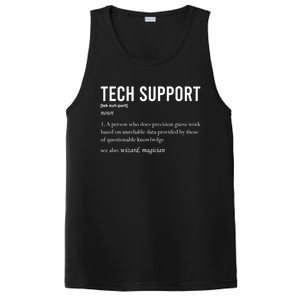 Funny Quote Tech Support Definition Nerd Technician Great Gift PosiCharge Competitor Tank