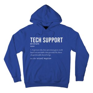 Funny Quote Tech Support Definition Nerd Technician Great Gift Hoodie