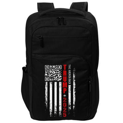 Funny Qr Trump 45 47 Trump Dancing Code Pocket Scan Impact Tech Backpack