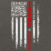 Funny Qr Trump 45 47 Trump Dancing Code Pocket Scan Cotton Canvas Backpack