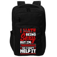 Funny Quote Trinidad and Tobago Flag Trinidadian Impact Tech Backpack