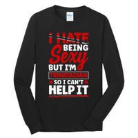 Funny Quote Trinidad and Tobago Flag Trinidadian Tall Long Sleeve T-Shirt