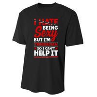 Funny Quote Trinidad and Tobago Flag Trinidadian Performance Sprint T-Shirt