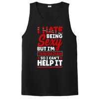 Funny Quote Trinidad and Tobago Flag Trinidadian PosiCharge Competitor Tank