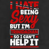 Funny Quote Trinidad and Tobago Flag Trinidadian Golf Towel