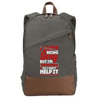 Funny Quote Trinidad and Tobago Flag Trinidadian Cotton Canvas Backpack