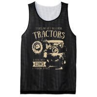 funny quote Thats What I Do I Ride Tractors Farmer Mesh Reversible Basketball Jersey Tank