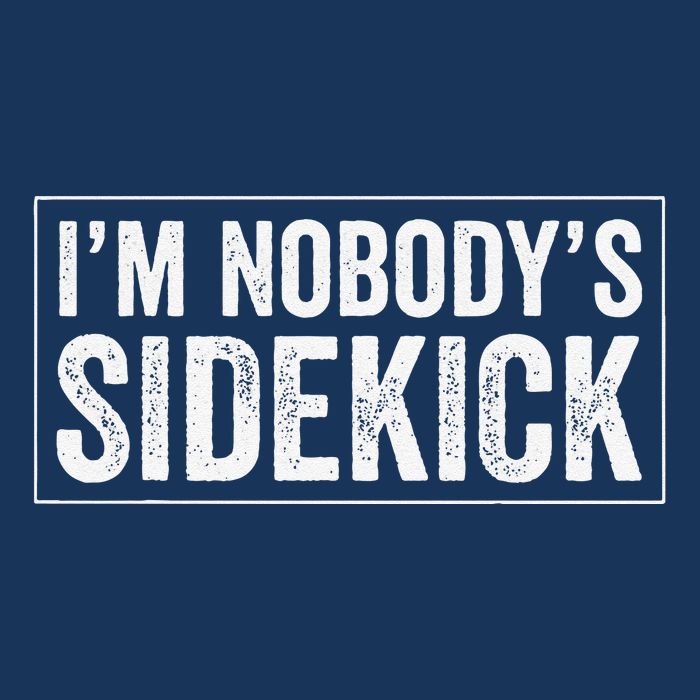 Female Quotes Vintage IM NobodyS Sidekick Womens Tank Top