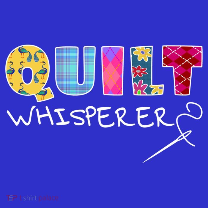 Funny Quilt Whisperer Quilting Saying Quote Sewing Gift Idea Great Gift Poster