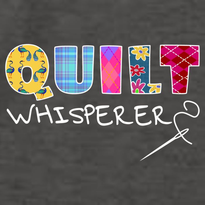 Funny Quilt Whisperer Quilting Saying Quote Sewing Gift Idea Great Gift Vector Backpack