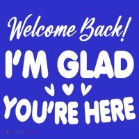 Funny Quote Welcome Back I'm Glad You're Here Teacher Stripe Pom Pom Beanie