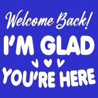 Funny Quote Welcome Back I'm Glad You're Here Teacher Tall Hoodie