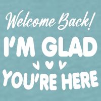 Funny Quote Welcome Back I'm Glad You're Here Teacher Sueded Cloud Jersey T-Shirt