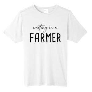 Funny Quote Waiting On A Farmer Wife Tall Fusion ChromaSoft Performance T-Shirt