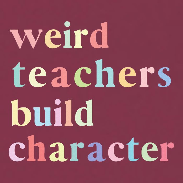 Funny Quotes Weird Teachers Build Character Teacher 16oz Travel Tumbler