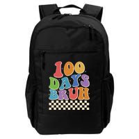 Funny Retro 100 Days Bruh 100 Days Of School Backpack