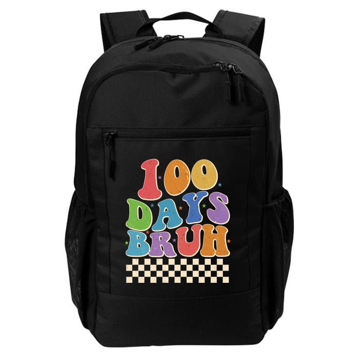 Funny Retro 100 Days Bruh 100 Days Of School Backpack