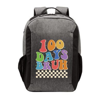 Funny Retro 100 Days Bruh 100 Days Of School Vector Backpack