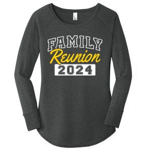 Family Reunion 2024 Gathering Family Meeting Matching Women's Perfect Tri Tunic Long Sleeve Shirt