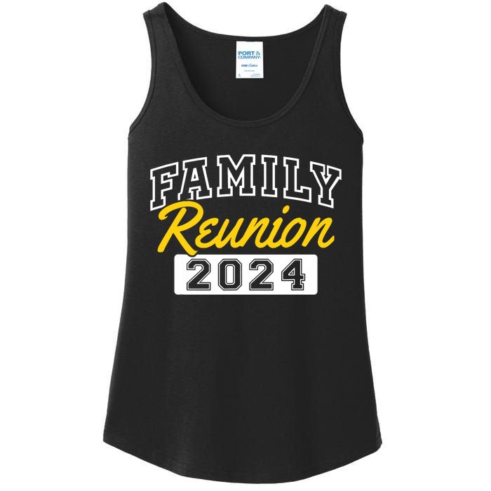 Family Reunion 2024 Gathering Family Meeting Matching Ladies Essential Tank