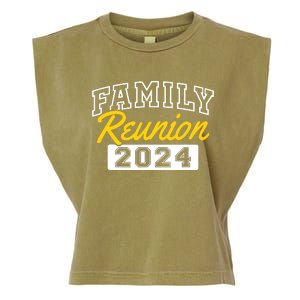 Family Reunion 2024 Gathering Family Meeting Matching Garment-Dyed Women's Muscle Tee