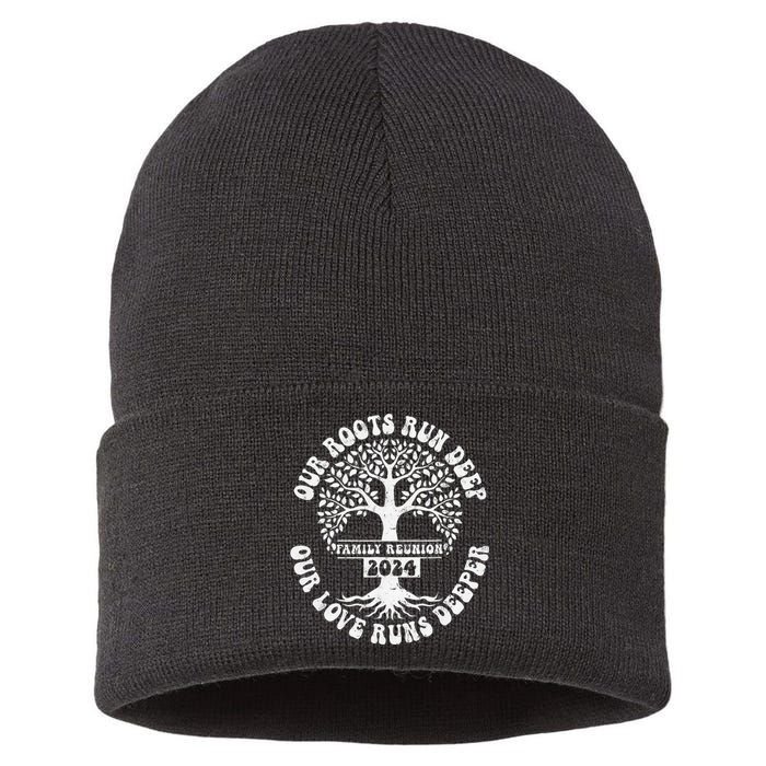 Family Reunion 2024 Our Roots Run Deep Our Love Runs Deeper Sustainable Knit Beanie