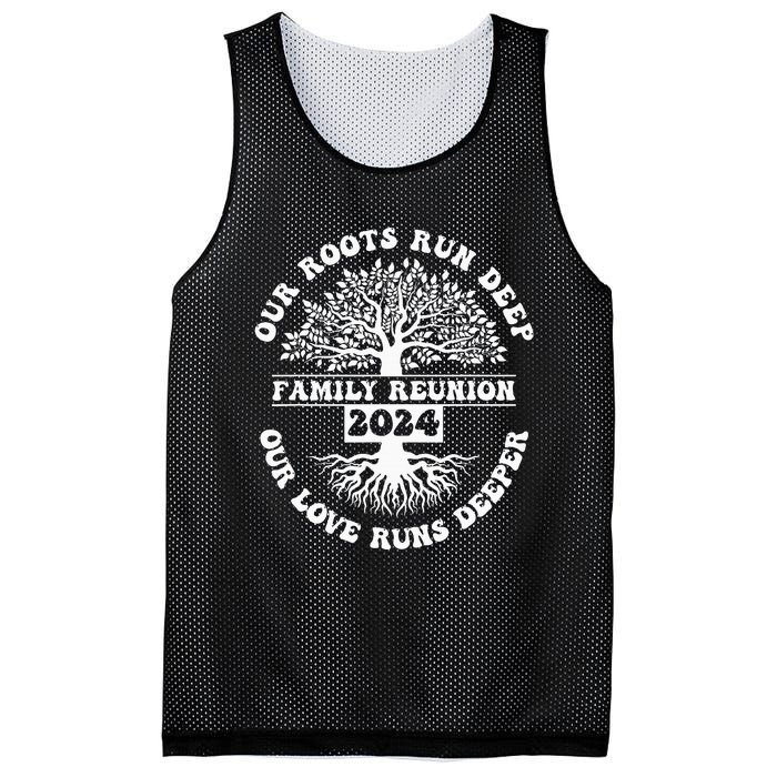 Family Reunion 2024 Our Roots Run Deep Our Love Runs Deeper Mesh Reversible Basketball Jersey Tank