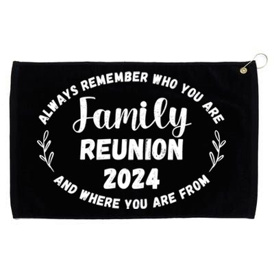 Family Reunion 2024 Family Party 2024 Gift Grommeted Golf Towel