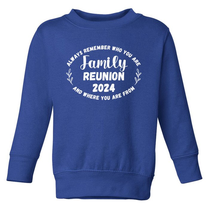 Family Reunion 2024 Family Party 2024 Gift Toddler Sweatshirt