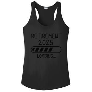 Funny Retirement 2025 Loading Retired Countdown In Progress Ladies PosiCharge Competitor Racerback Tank