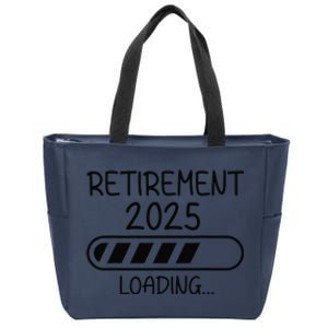 Funny Retirement 2025 Loading Retired Countdown In Progress Zip Tote Bag