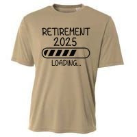 Funny Retirement 2025 Loading Retired Countdown In Progress Cooling Performance Crew T-Shirt