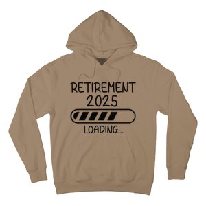 Funny Retirement 2025 Loading Retired Countdown In Progress Hoodie