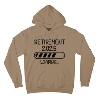 Funny Retirement 2025 Loading Retired Countdown In Progress Hoodie