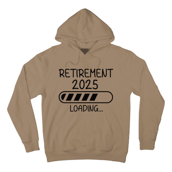 Funny Retirement 2025 Loading Retired Countdown In Progress Hoodie